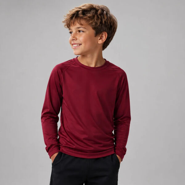 Spiro Youth Impact Performance Aircool Longsleeve Tee Thumbnail